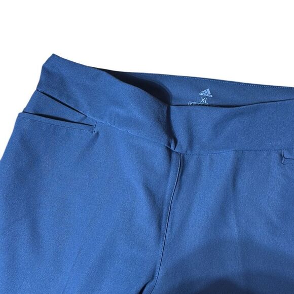 Adidas women’s pull on ankle pants navy blue xl nwt athleisure - Picture 2 of 4